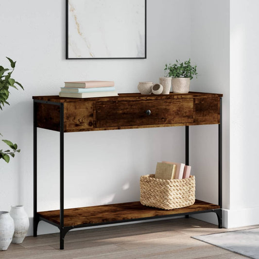 Mesa auxiliar HKH en roble ahumado y derivados de la madera