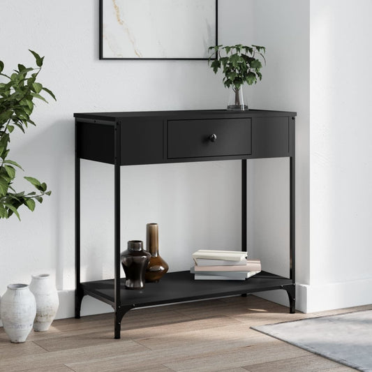 HKH Mesa de Apoio em Derivados de Madeira - Preto