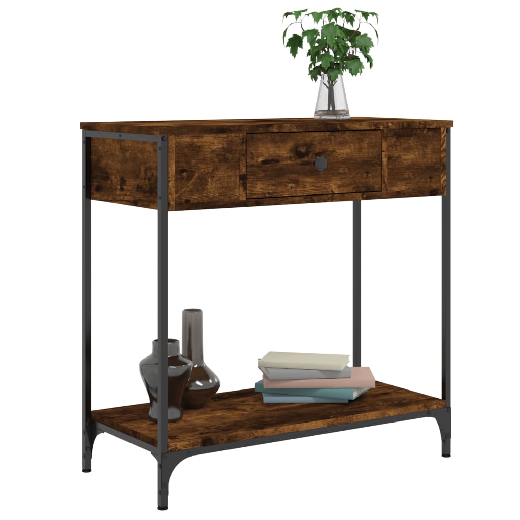 Mesa auxiliar HKH en roble ahumado y derivados de la madera