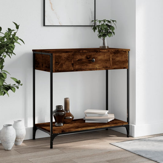Mesa auxiliar HKH en roble ahumado y derivados de la madera