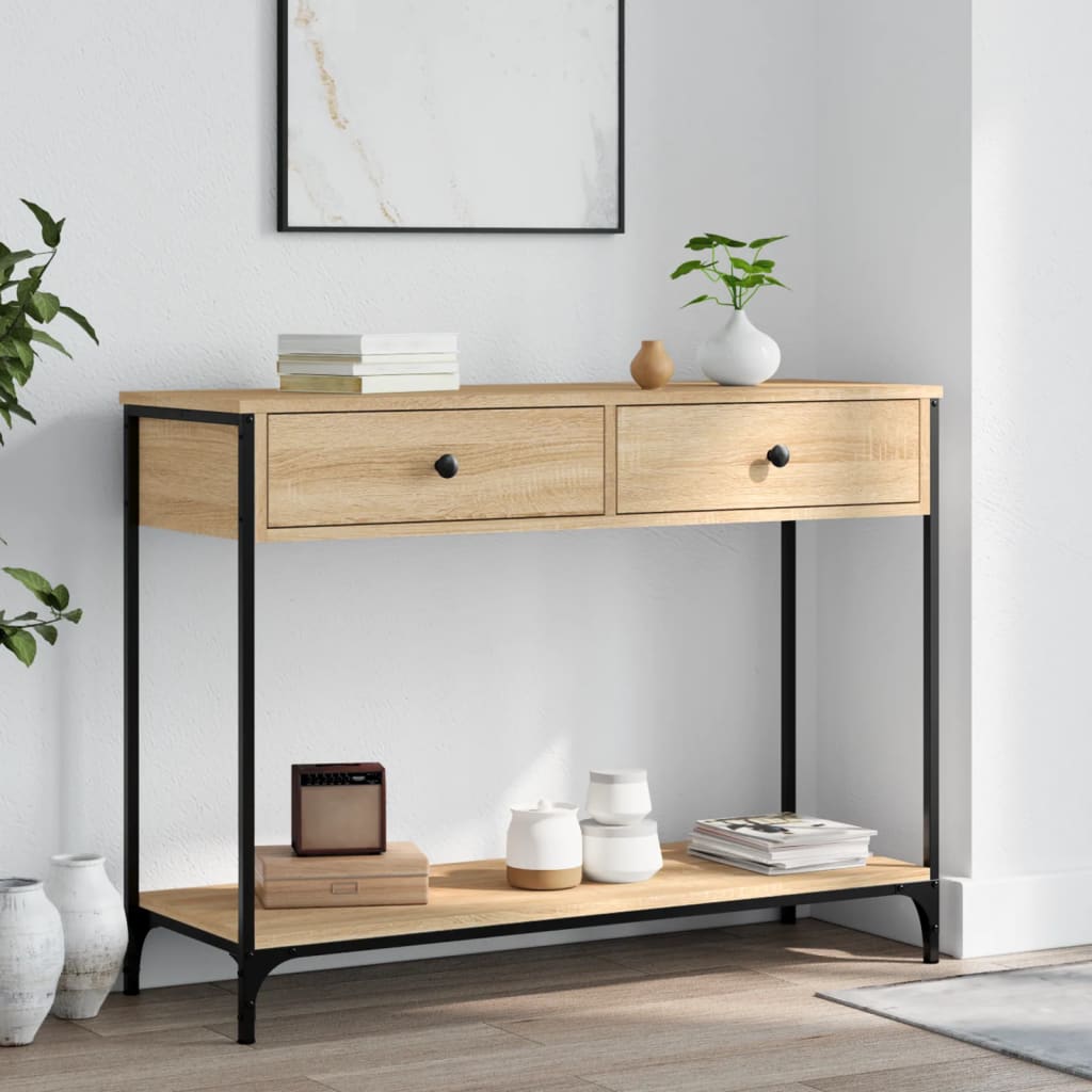 Mesa auxiliar HKH en roble y en derivados de madera