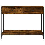 Mesa auxiliar HKH en roble ahumado y derivados de la madera