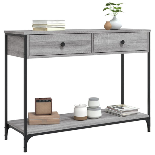 HKH Mesa auxiliar de madera manufacturada - Gris