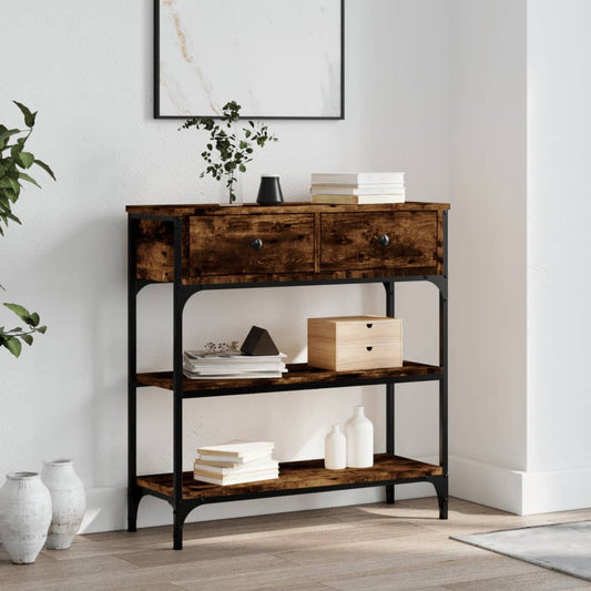 Mesa auxiliar HKH en roble ahumado y derivados de la madera