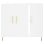 HKH Aparador Moderno em derivados de Madeira, Metal 90 X 34 X 80 Cm - Branco
