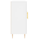 HKH Aparador Moderno em derivados de Madeira, Metal 90 X 34 X 80 Cm - Branco