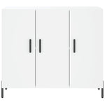 HKH Aparador Moderno em derivados de Madeira, Metal 90 X 34 X 80 Cm - Branco