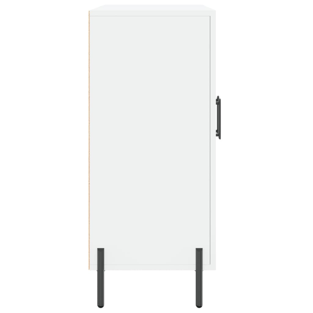HKH Aparador Moderno em derivados de Madeira, Metal 90 X 34 X 80 Cm - Branco