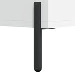 HKH Aparador Moderno em derivados de Madeira, Metal 90 X 34 X 80 Cm - Branco