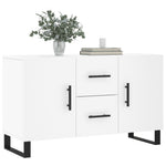 Aparador moderno HKH de madera, metal 100 x 36 x 60 cm - Blanco