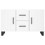 Aparador moderno HKH de madera, metal 100 x 36 x 60 cm - Blanco