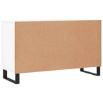 Aparador moderno HKH de madera, metal 100 x 36 x 60 cm - Blanco