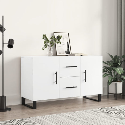 HKH Aparador Moderno em derivados de Madeira, Metal 100 X 36 X 60 Cm - Branco