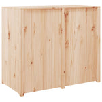 HKH Armario de Cocina para Exterior de Madera de Pino Maciza