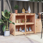 HKH Armario de Cocina para Exterior de Madera de Pino Maciza