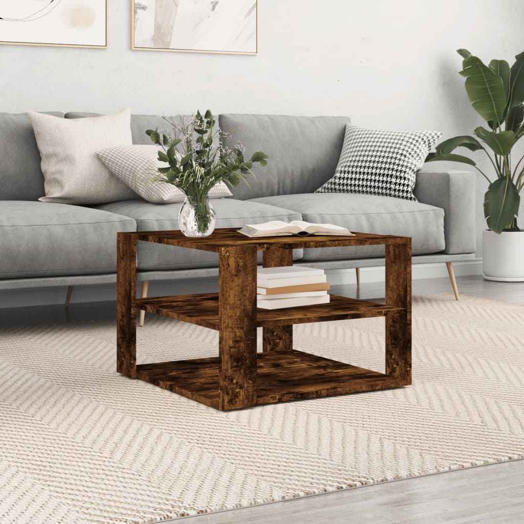 Mesa de centro HKH en derivados de madera Roble Ahumado