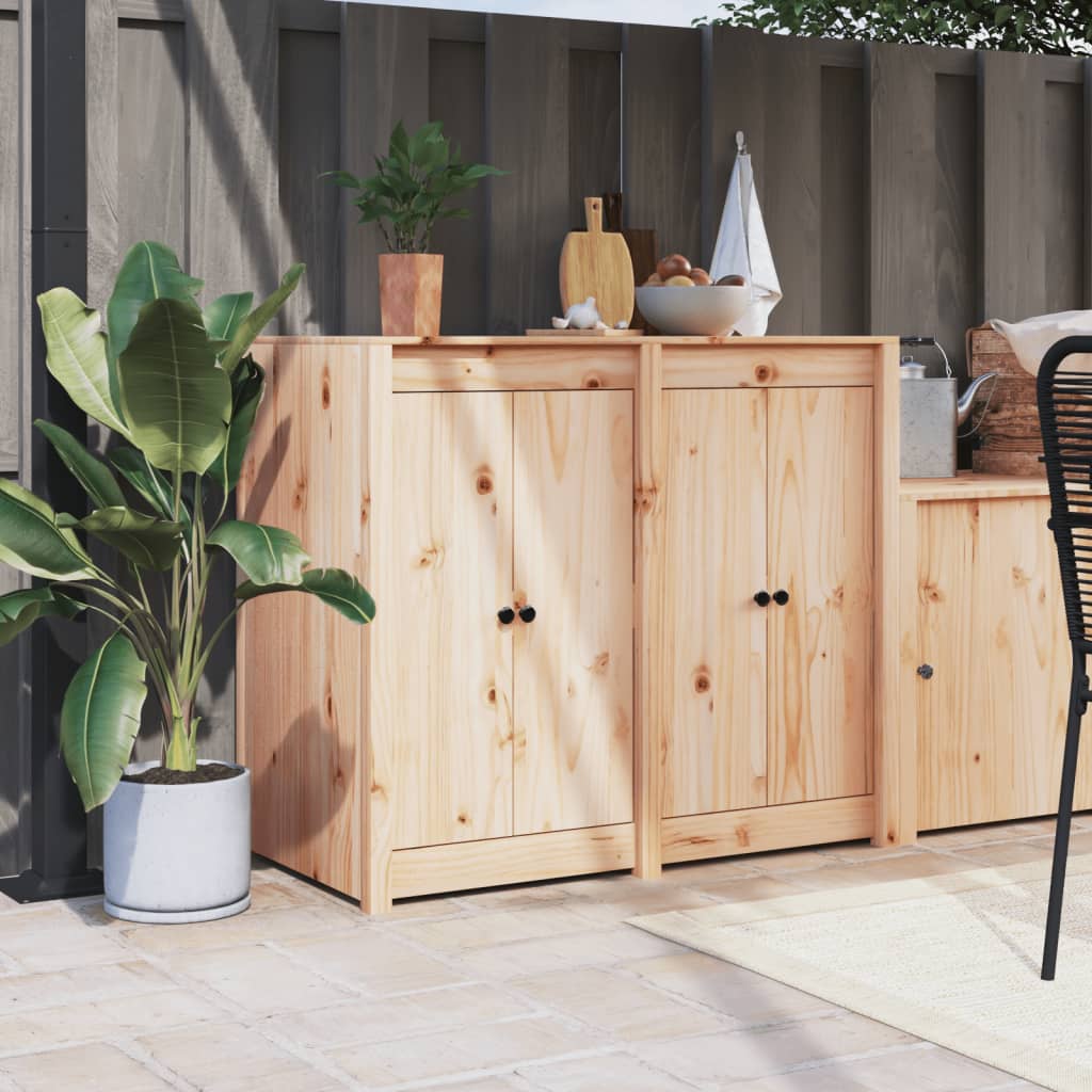 HKH Mueble de Cocina Exterior de Madera Maciza de Pino