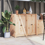 HKH Mueble de Cocina Exterior de Madera Maciza de Pino