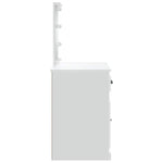 HKH Toucador com Luzes LED - 90x42x132,5 Cm - Branco