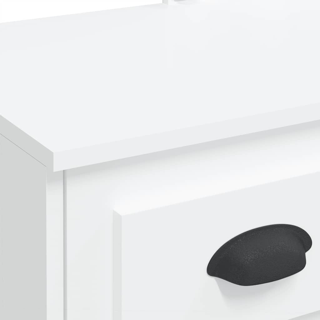 HKH Toucador com Luzes LED - 90x42x132,5 Cm - Branco