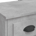 HKH Toucador com Luzes LED em Cimento - 90x42x132,5 Cm - Cinzento