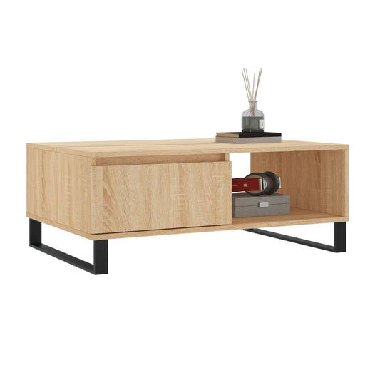 Mesa de centro HKH en aglomerado de madera de roble Sonoma