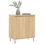 HKH Aparador Moderno en derivados de Madera, Hierro 60 X 35 X 70 Cm - Roble Sonoma