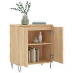 HKH Aparador Moderno en derivados de Madera, Hierro 60 X 35 X 70 Cm - Roble Sonoma
