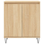 HKH Aparador Moderno en derivados de Madera, Hierro 60 X 35 X 70 Cm - Roble Sonoma