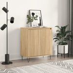 HKH Aparador Moderno en derivados de Madera, Hierro 60 X 35 X 70 Cm - Roble Sonoma
