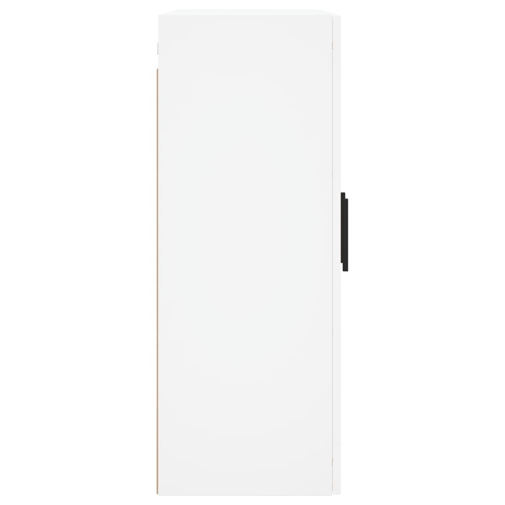 HKH Armário de Parede Alto em derivados de Madeira, Vidro 69,5 X 34 X 90 Cm - Branco