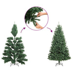 HKH Árvore de Natal Artificial Articulada com Suporte - Verde