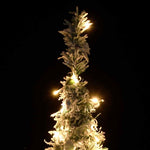 HKH Árvore de Natal Artificial Pop - Up com 50 Luzes LED e Neve