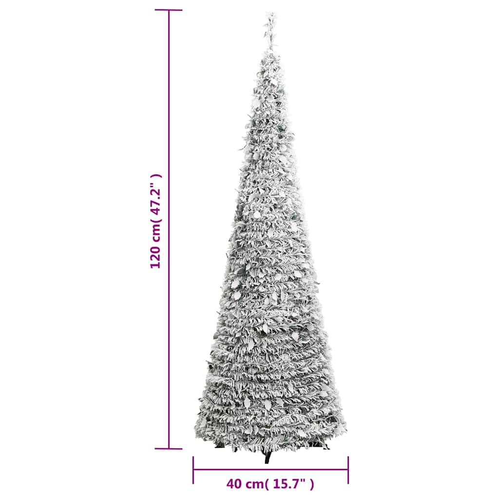 HKH Árvore de Natal Artificial Pop - Up com 50 Luzes LED e Neve