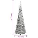 HKH Árvore de Natal Artificial Pop - Up com 200 Luzes LED e Neve