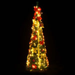 HKH Árvore de Natal Artificial Pop - Up com 50 Luzes LED - Verde