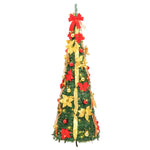 HKH Árvore de Natal Artificial Pop - Up com 100 Luzes LED - Verde