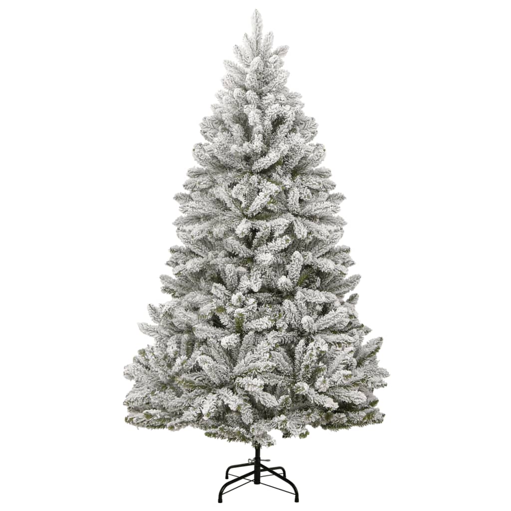 HKH Árvore de Natal Artificial Articulada com Flocos de Neve