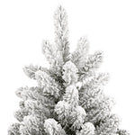 HKH Árvore de Natal Artificial Articulada com Flocos de Neve