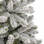 HKH Árvore de Natal Artificial Articulada com Flocos de Neve