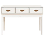 Mesa auxiliar HKH de pino macizo - Blanco