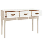 Mesa auxiliar HKH de pino macizo - Blanco