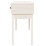 Mesa auxiliar HKH de pino macizo - Blanco