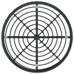 HKH Mesa de Jantar Ã˜80 Cm Â Vidro Temperado e Aço - Preto