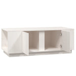 HKH Mesa de Centro Pinho Maciço - Branco