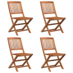 HKH Conjunto de Jantar P/ Jardim 5 Pcs Madeira de Acácia Maciça - Marrom