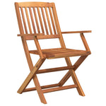 HKH Conjunto de Jantar P/ Jardim 5 Pcs Madeira de Acácia Maciça - Marrom
