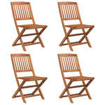 HKH Conjunto de Jantar P/ Jardim 5 Pcs Madeira de Acácia Maciça - Marrom