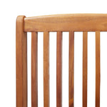 HKH Conjunto de Jantar P/ Jardim 5 Pcs Madeira de Acácia Maciça - Marrom