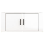 HKH Mesa de Centro em Derivados Madeira Brilhante - Branco